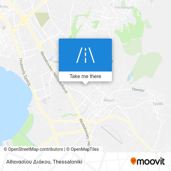 Αθανασίου Διάκου map