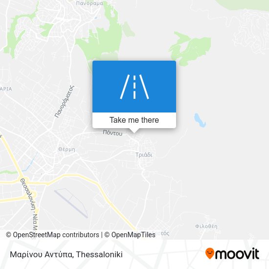 Μαρίνου Αντύπα map