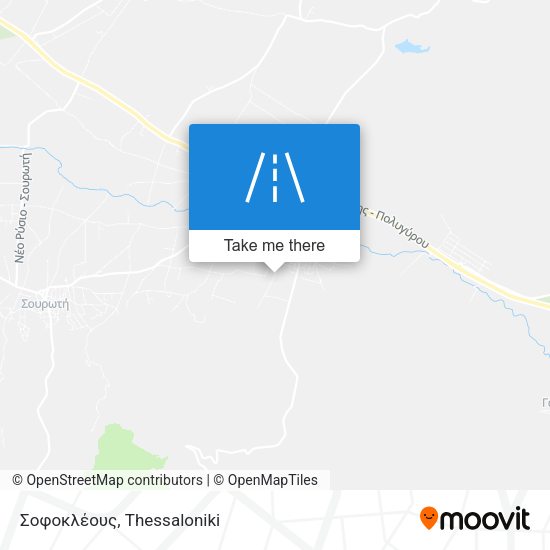 Σοφοκλέους map