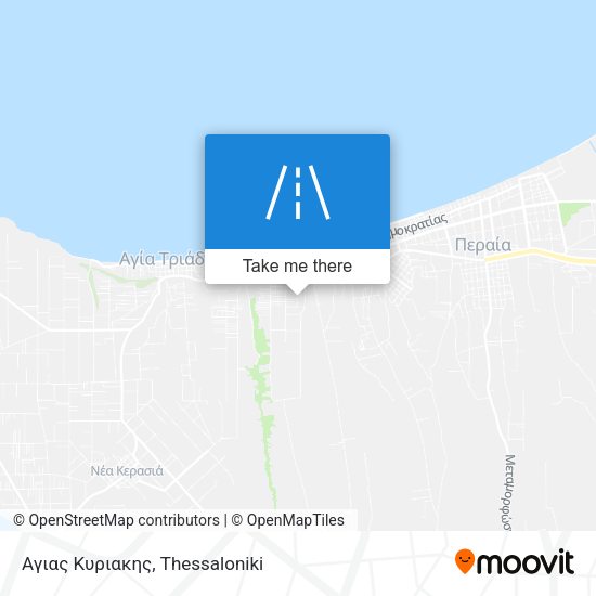 Αγιας Κυριακης map