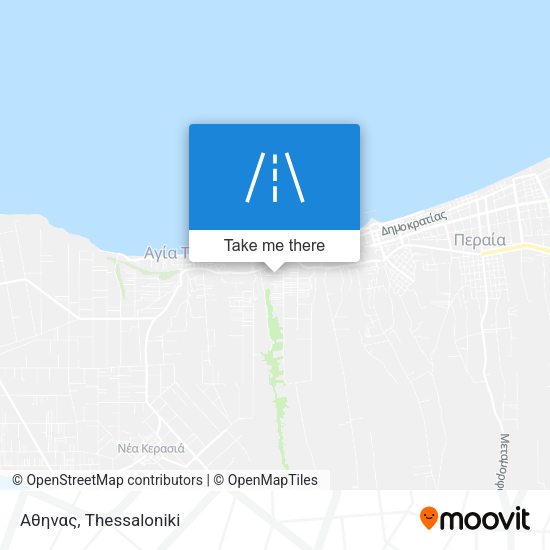 Αθηνας map