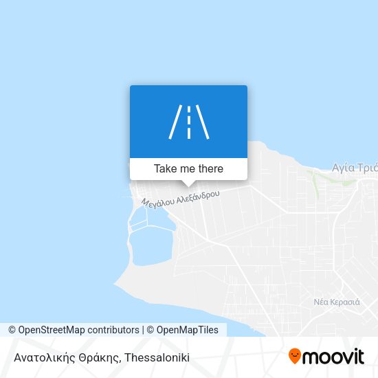 Ανατολικής Θράκης map