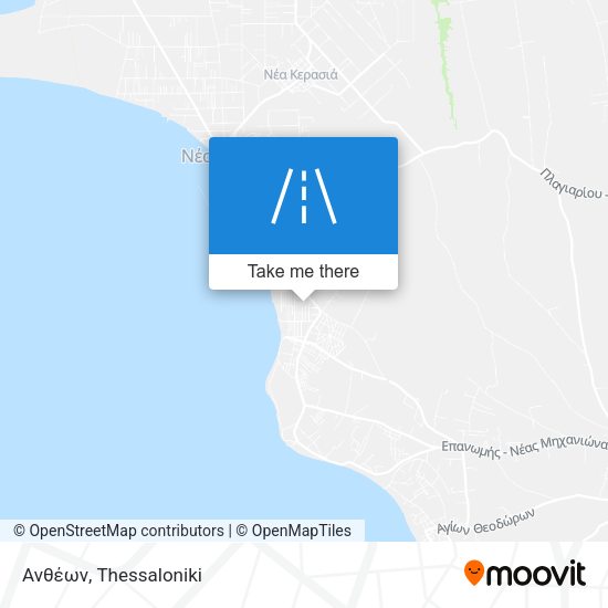 Ανθέων map