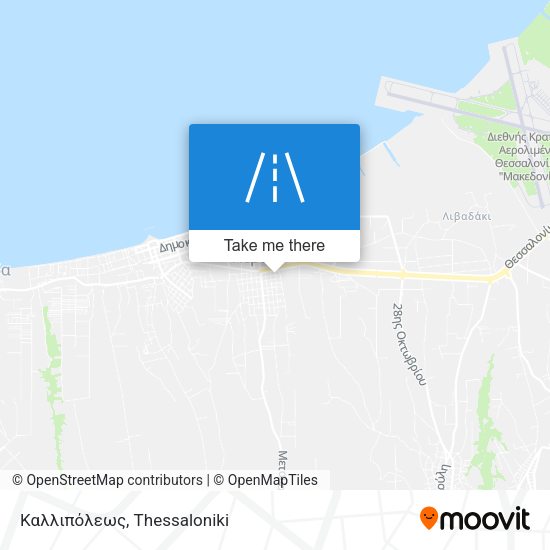 Καλλιπόλεως map