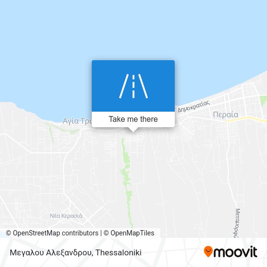 Μεγαλου Αλεξανδρου map