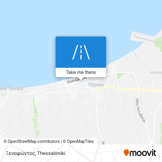 Ξενοφώντος map
