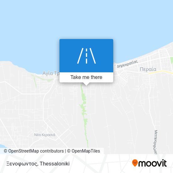 Ξενοφωντος map