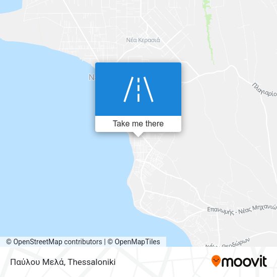 Παύλου Μελά map
