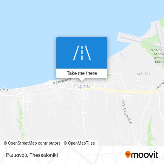 Ρωμανού map