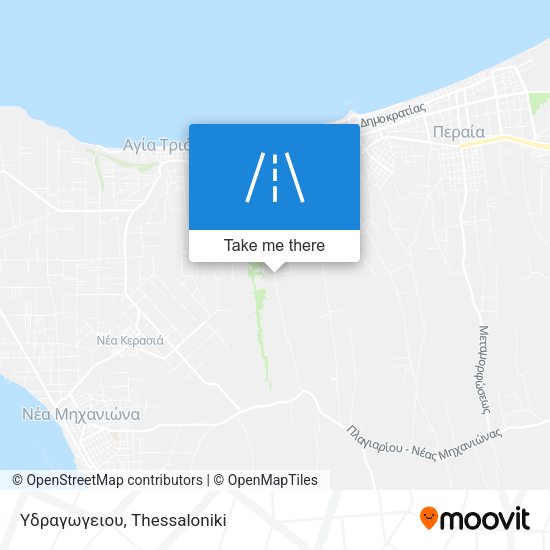 Υδραγωγειου map