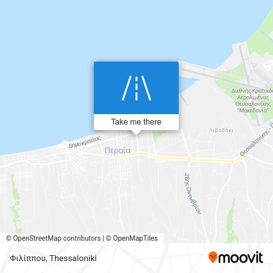 Φιλίππου map