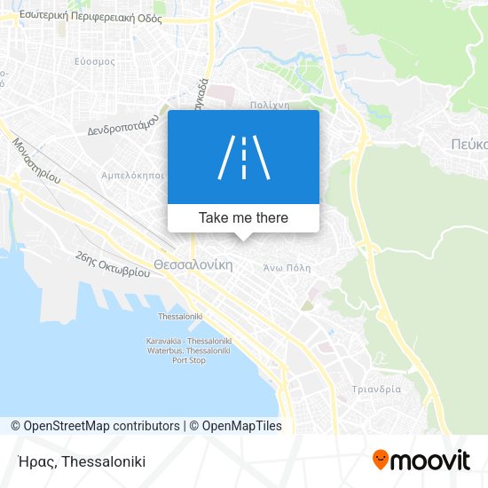 Ήρας map