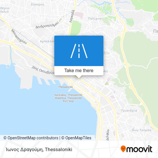 Ίωνος Δραγούμη map