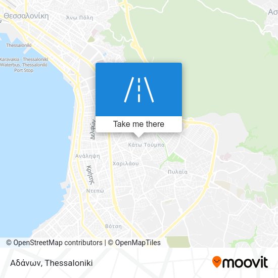 Αδάνων map