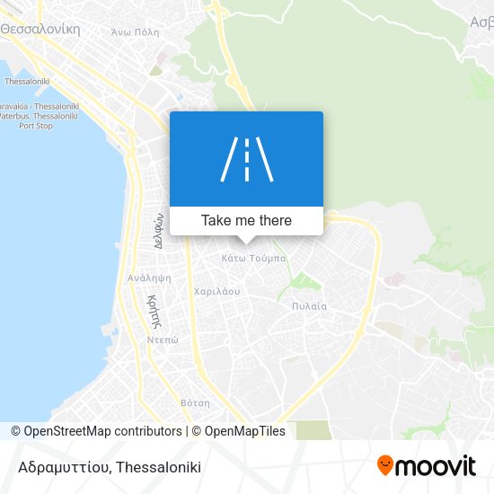 Αδραμυττίου map