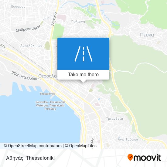 Αθηνάς map