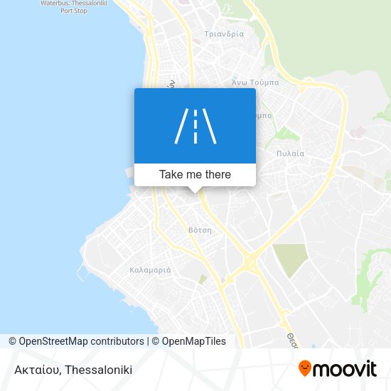 Ακταίου map