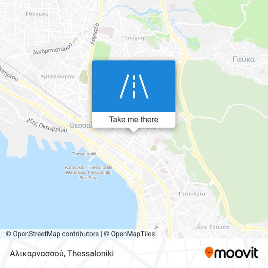 Αλικαρνασσού map