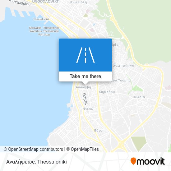 Αναλήψεως map