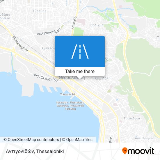 Αντιγονιδών map