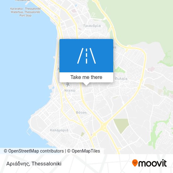 Αριάδνης map