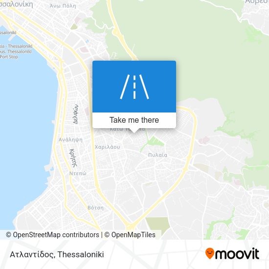 Ατλαντίδος map