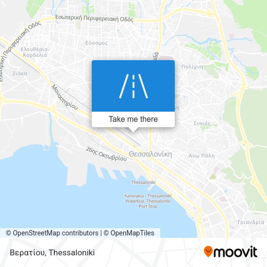 Βερατίου map