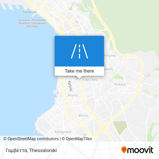 Γαμβέττα map