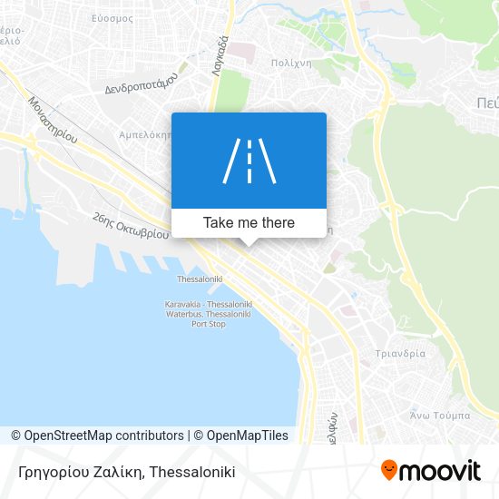 Γρηγορίου Ζαλίκη map
