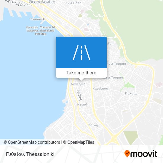 Γυθείου map