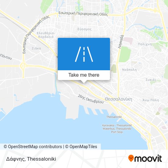 Δάφνης map