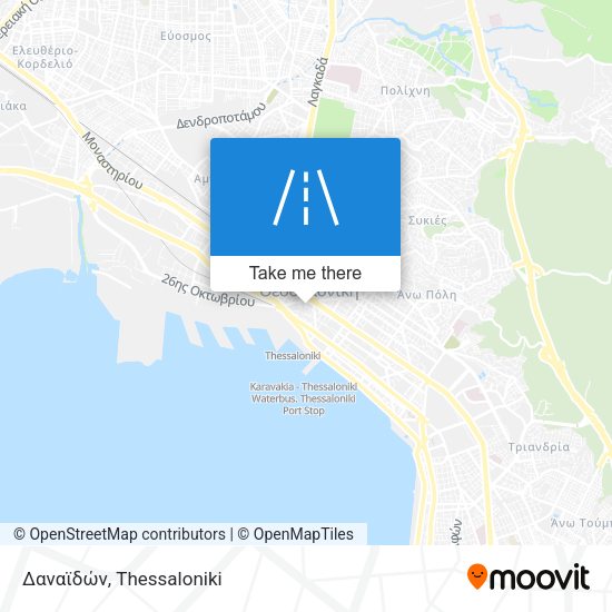 Δαναϊδών map