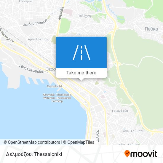 Δελμούζου map