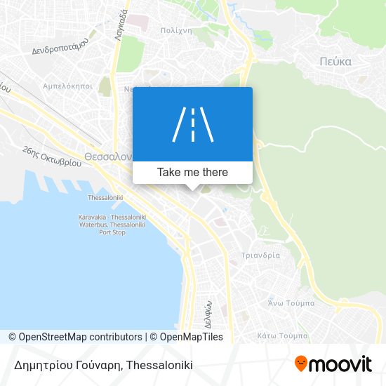 Δημητρίου Γούναρη map