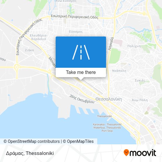 Δράμας map