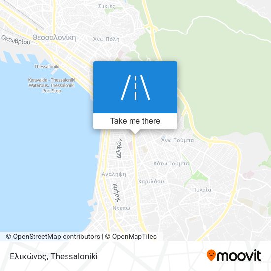 Ελικώνος map
