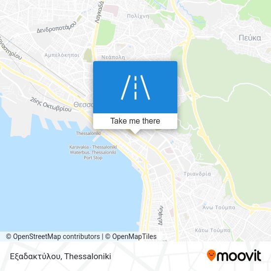 Εξαδακτύλου map