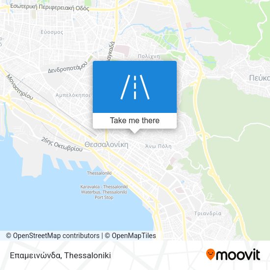 Επαμεινώνδα map