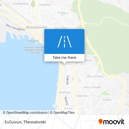 Ευζώνων map