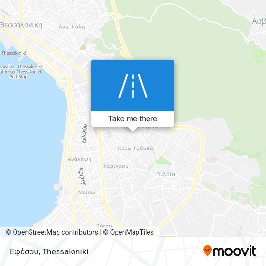 Εφέσου map