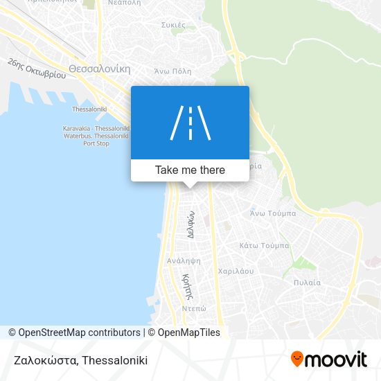 Ζαλοκώστα map