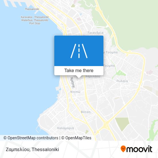 Ζαμπελίου map