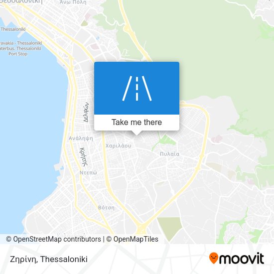Ζηρίνη map
