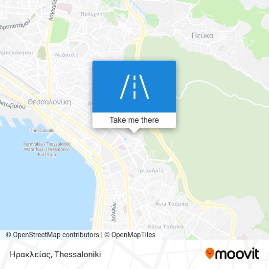 Ηρακλείας map
