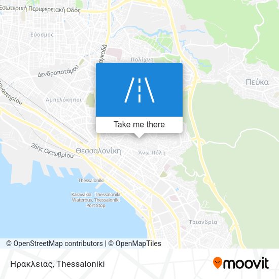 Ηρακλειας map