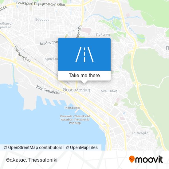 Θαλείας map