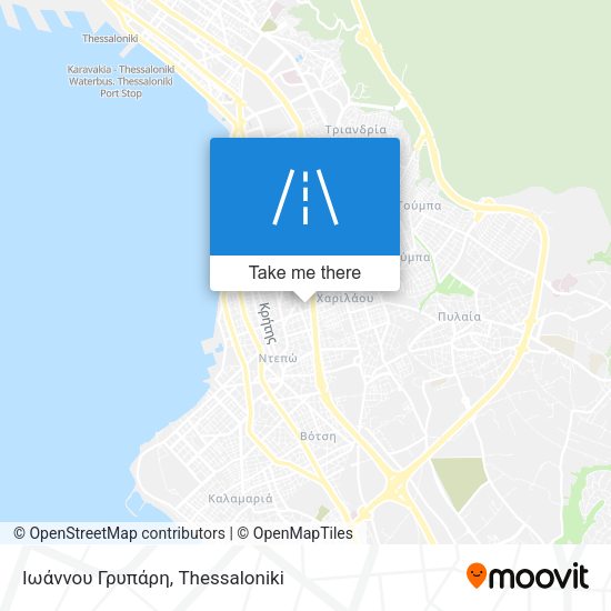 Ιωάννου Γρυπάρη map