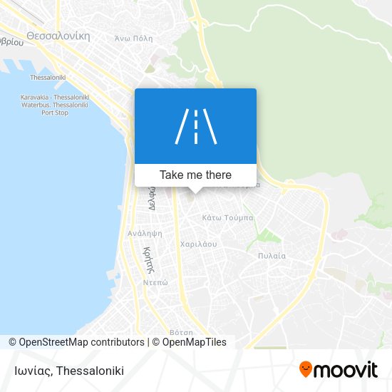 Ιωνίας map