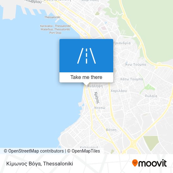 Κίμωνος Βόγα map