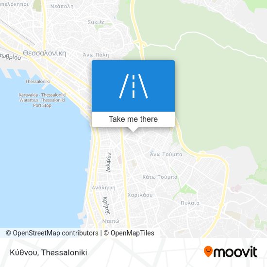 Κύθνου map